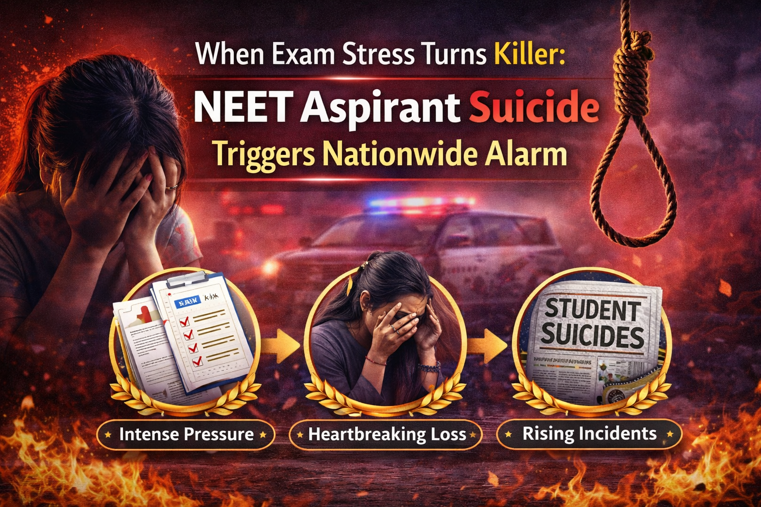When Exam Stress Turns Killer: NEET Aspirant Suicide Triggers Nationwide Alarm